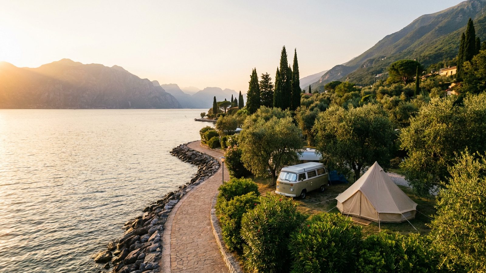 Camping at Lake Garda: complete guide (weather, best time to go & route)