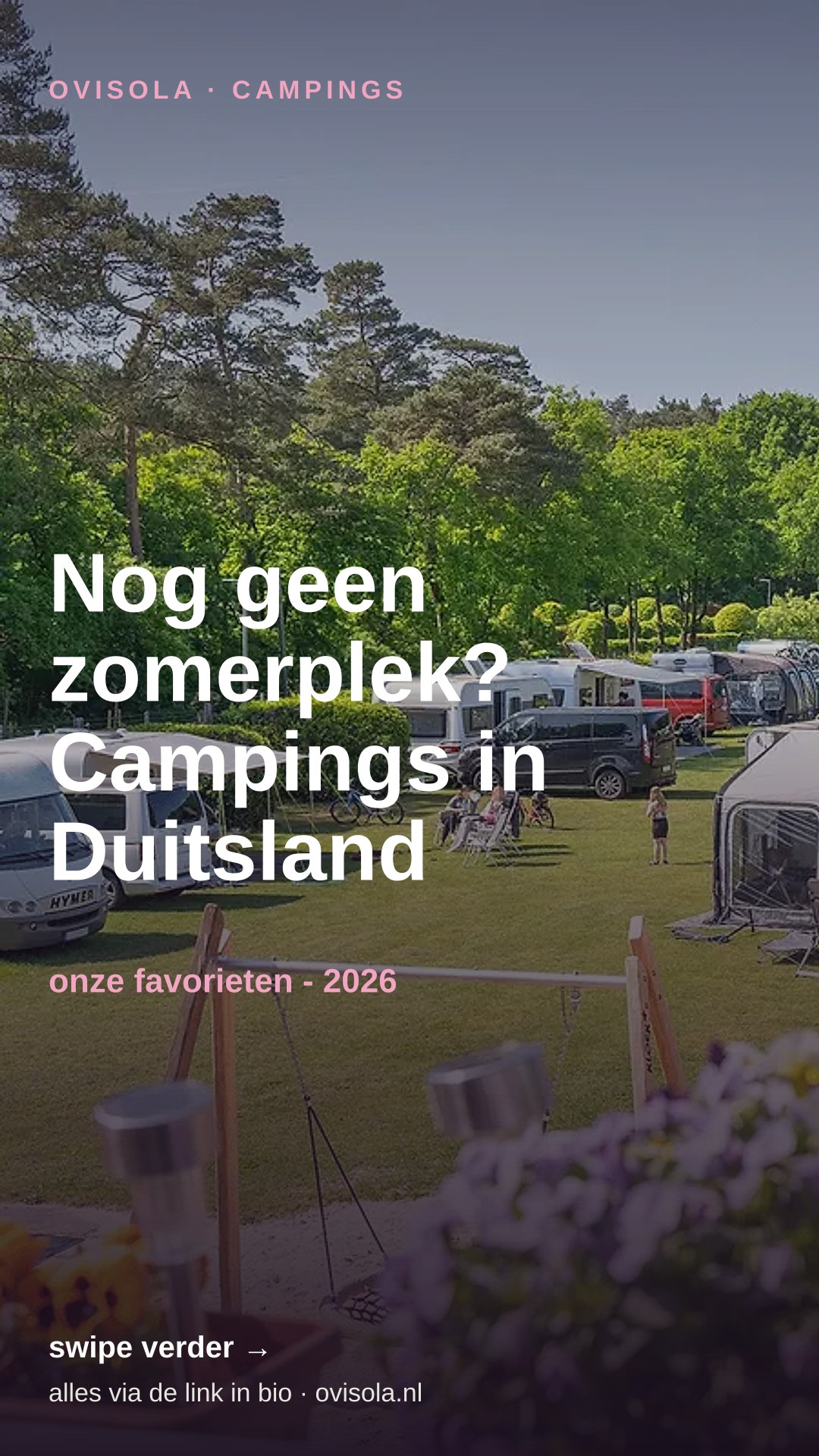 Nog geen zomerplek? Campings in Duitsland 👀
