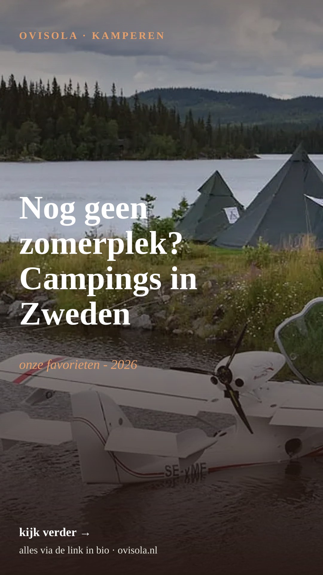 Nog geen zomerplek? Campings in Zweden 👀