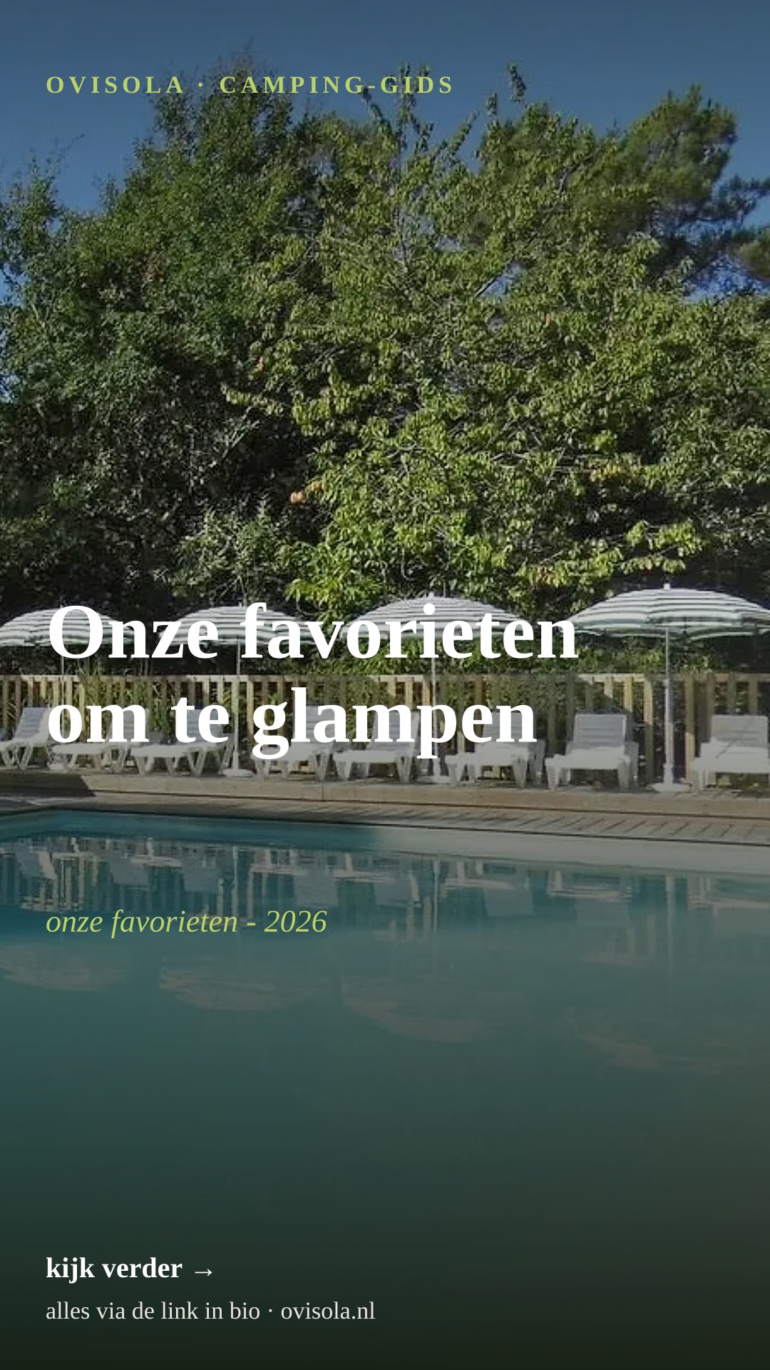 Onze favorieten om te glampen 🏕️