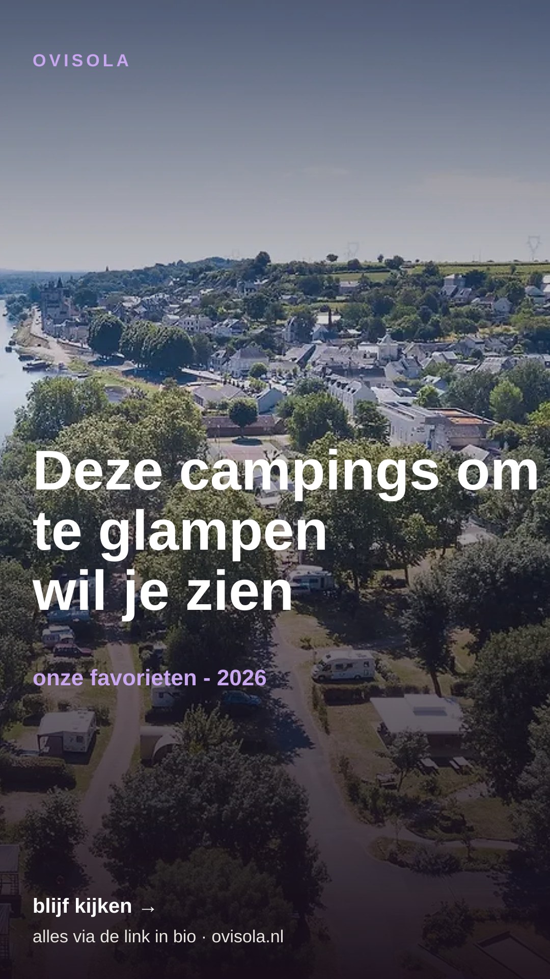 Deze campings om te glampen wil je zien 😍