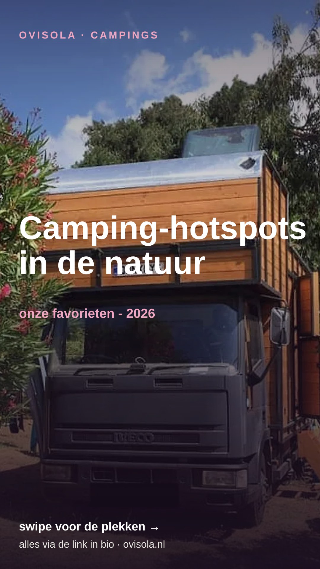 Camping-hotspots in de natuur 📍